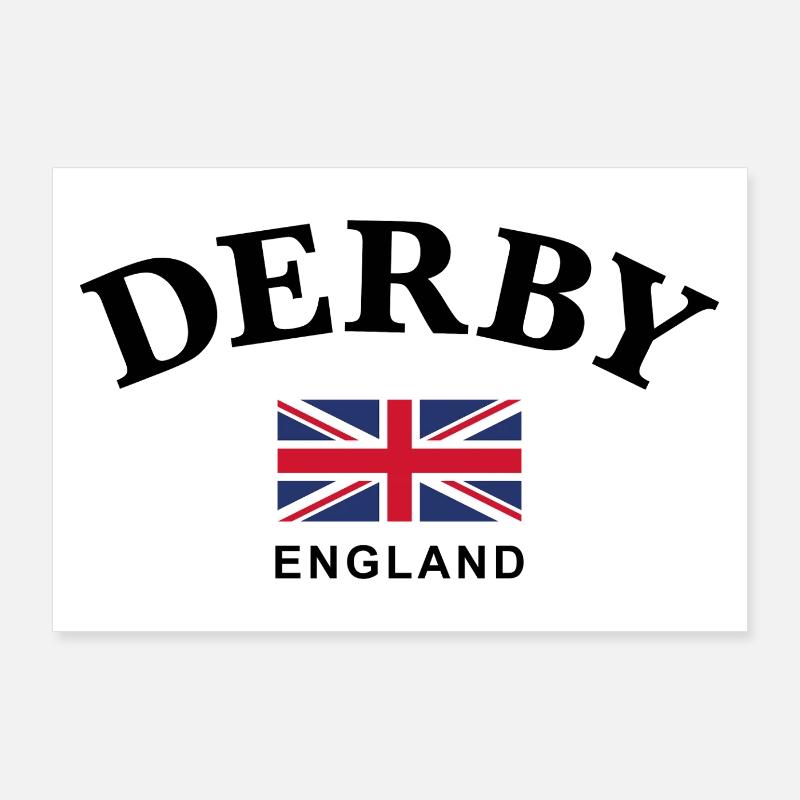 Derby, England Poster 90x60 cm