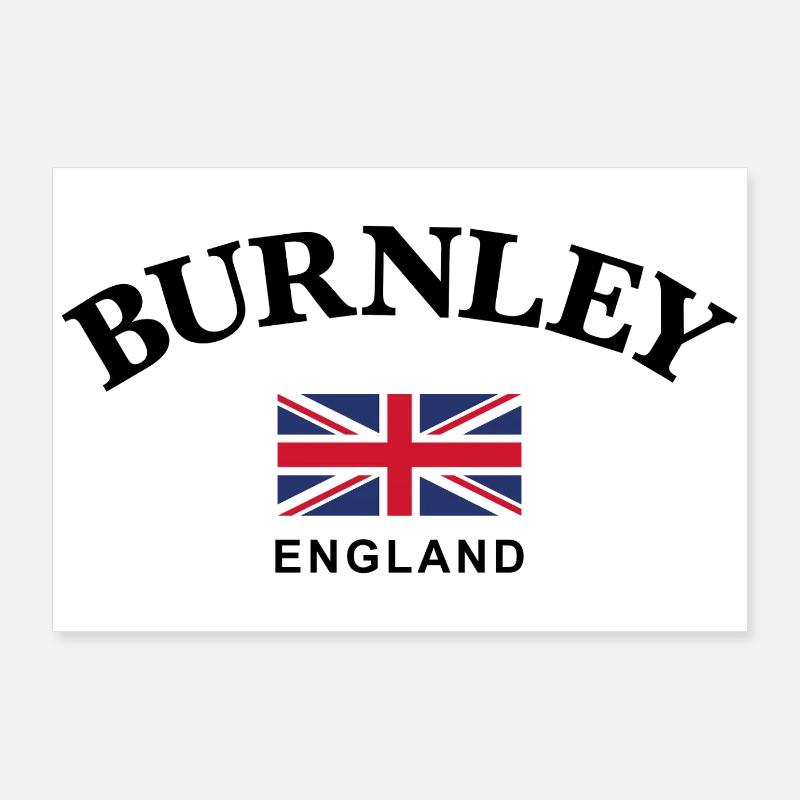 Burnley, Angleterre Poster 90 x 60 cm