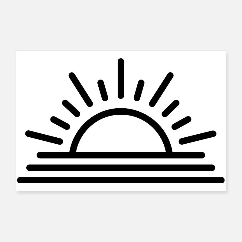 sunset Poster 36" x 24" (90x60 cm)