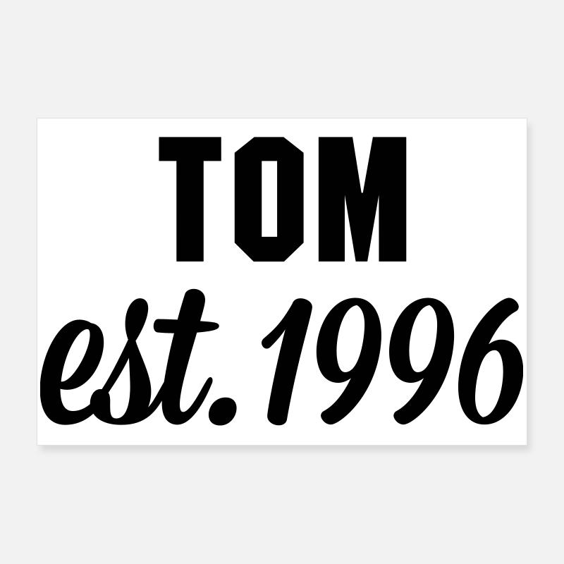 Tom est 1996 Poster 90x60 cm