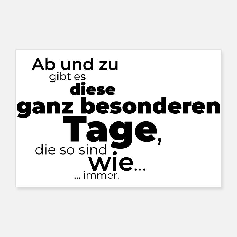 special days Poster 36" x 24" (90x60 cm)