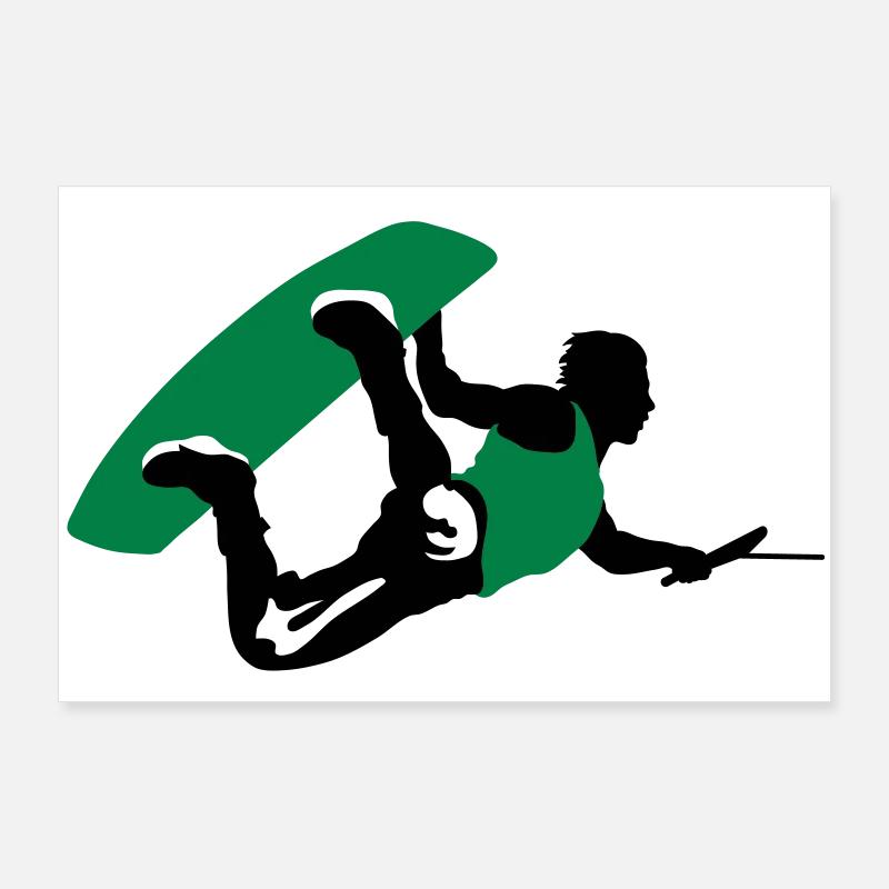 Wakeboarding Poster 90 x 60 cm