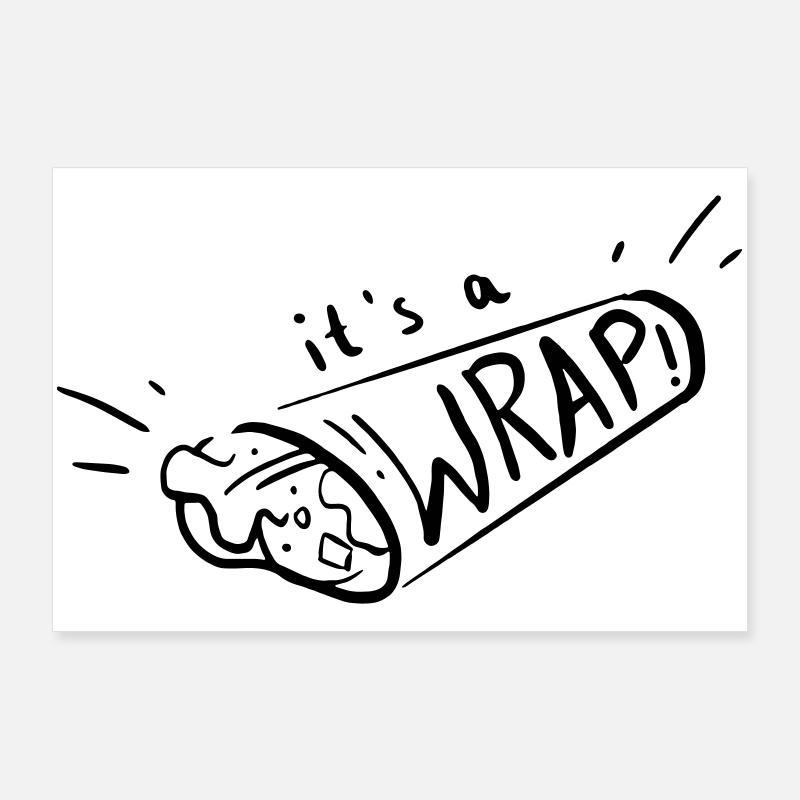 It's a wrap Poster 36" x 24" (90x60 cm)