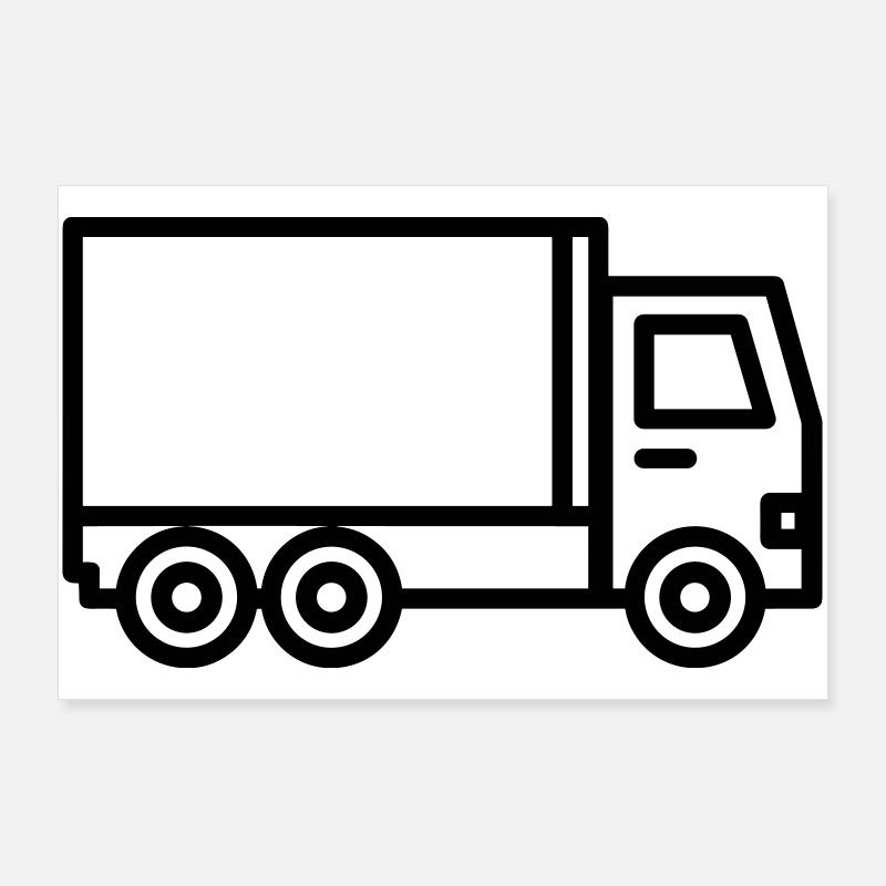 camion Poster 90 x 60 cm