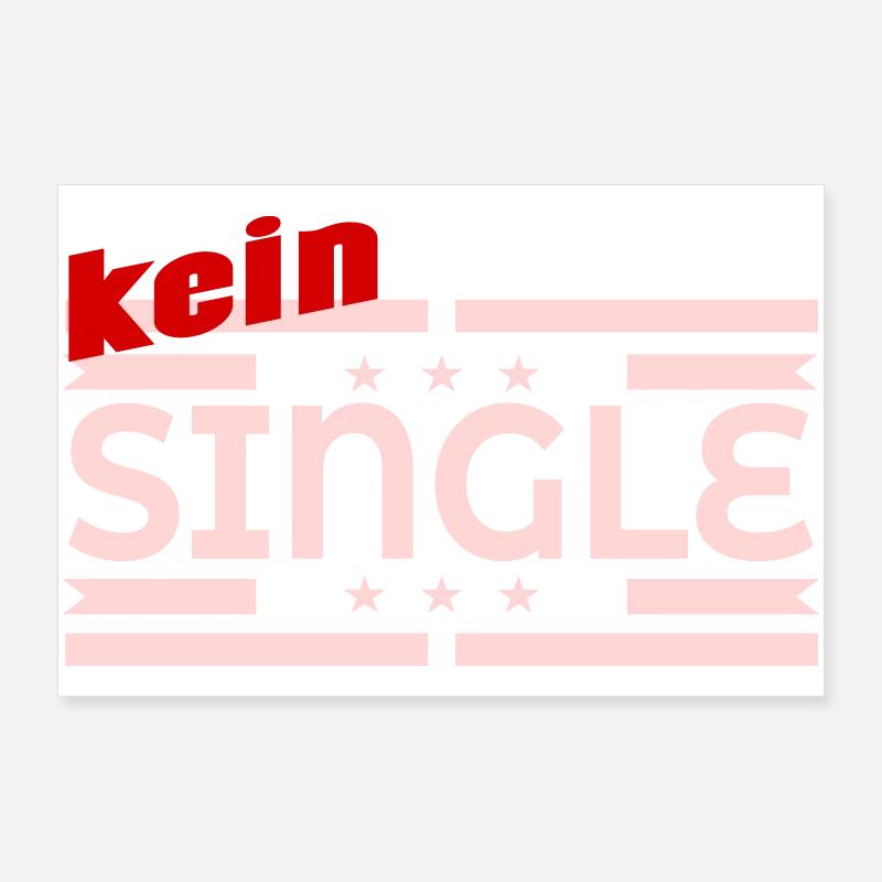 NOT SINGLE - Relationship Poster 36" x 24" (90x60 cm)