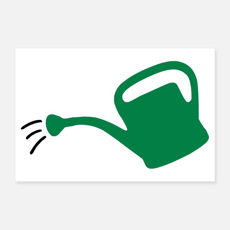 Watering Can Poster 36" x 24" (90x60 cm)