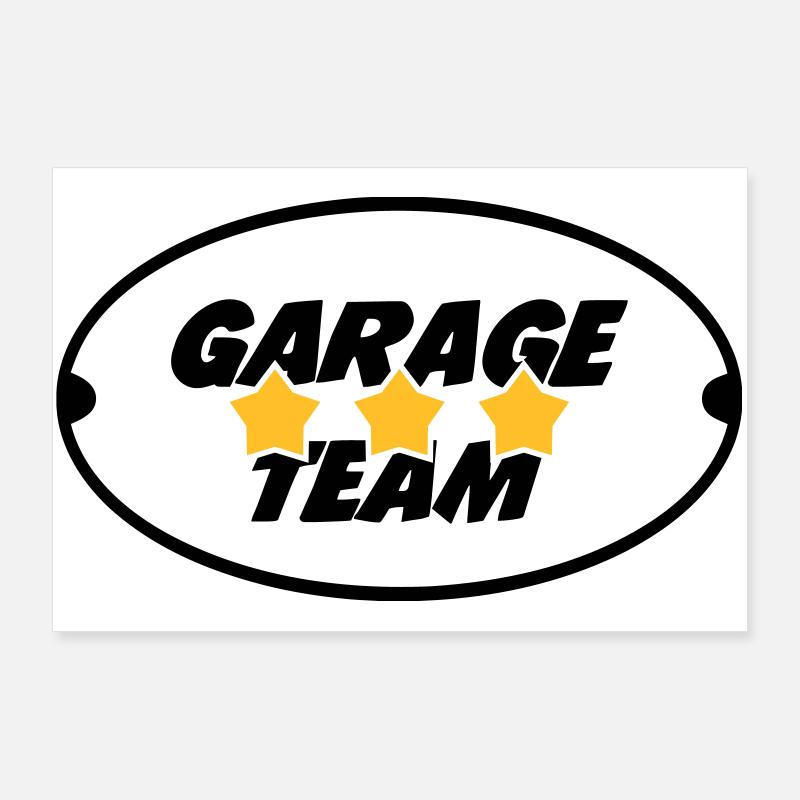 Garage Team Poster 90 x 60 cm