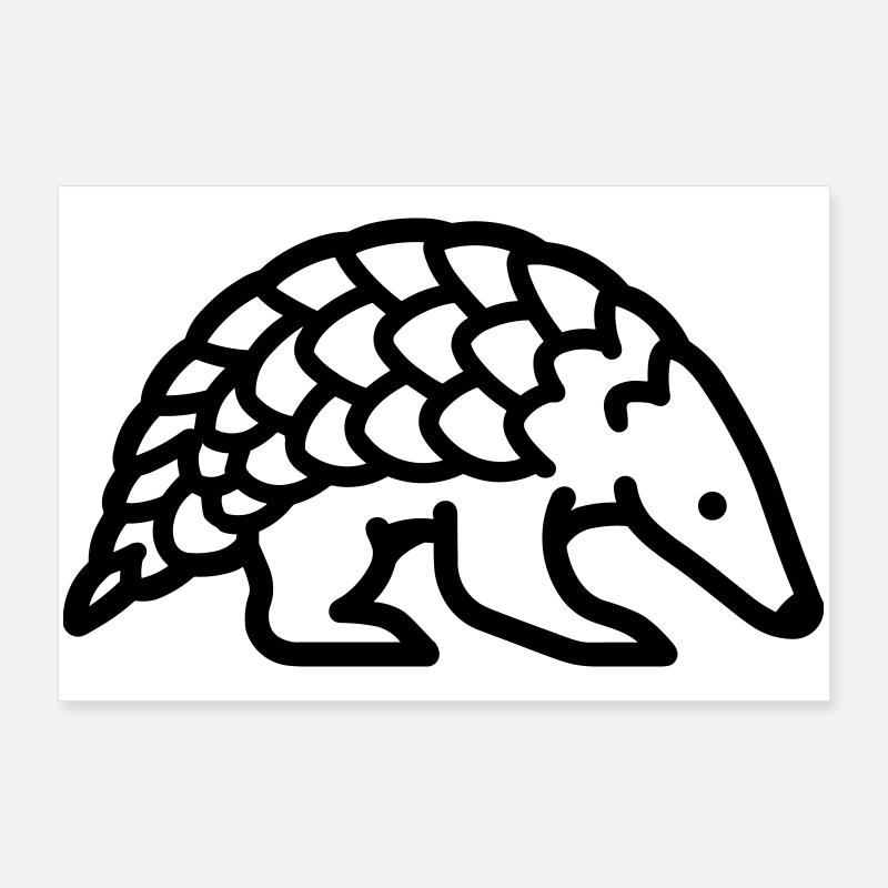 pangolin Poster 90 x 60 cm