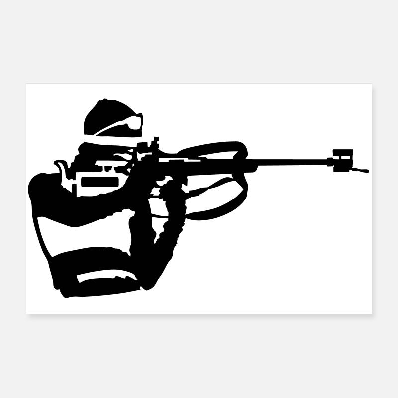 Biathlon Poster 36" x 24" (90x60 cm)