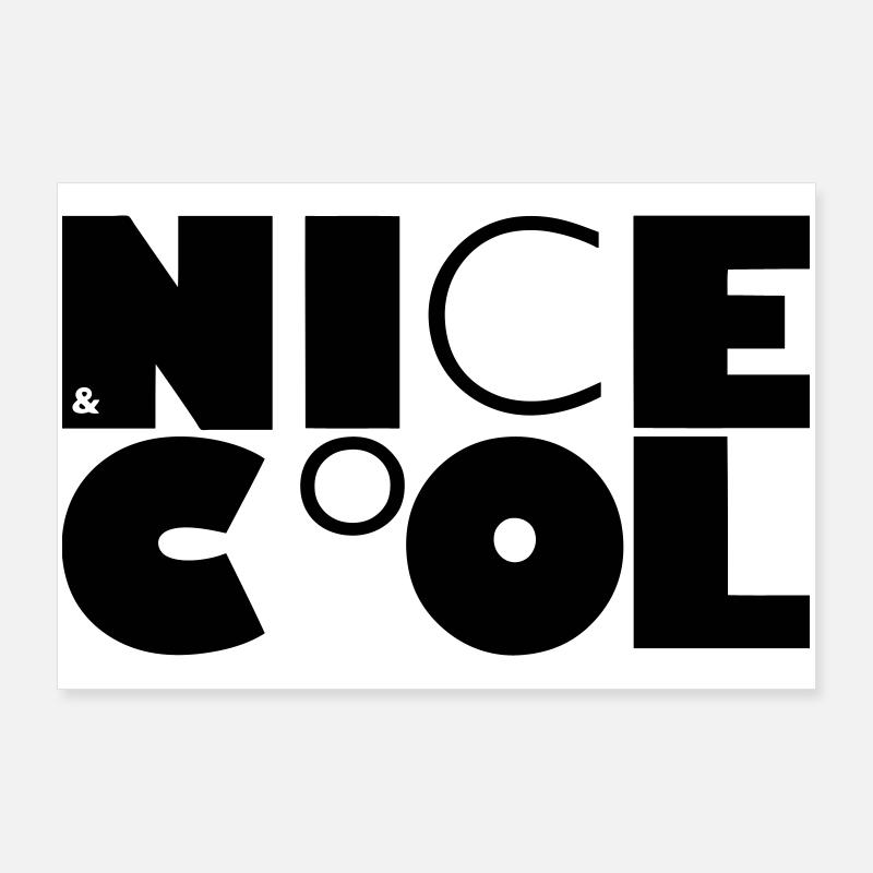 NICE&CoOL Poster 90x60 cm