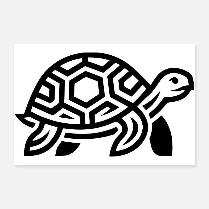 tortue Poster 90 x 60 cm