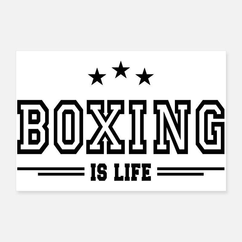 La boxe c'est la vie 2 Poster 90 x 60 cm