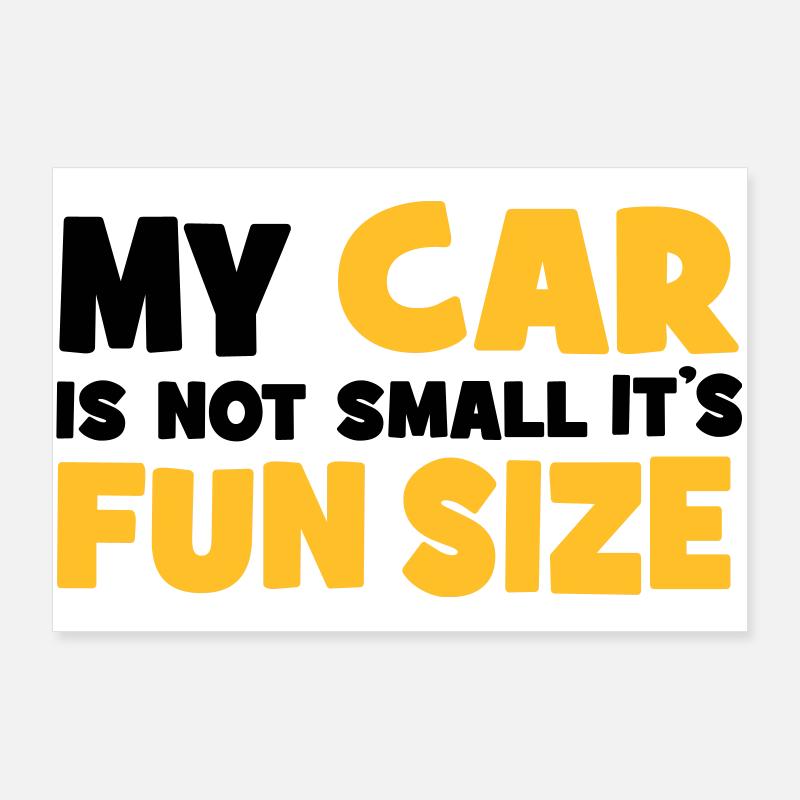 Small car Poster 90 x 60 cm