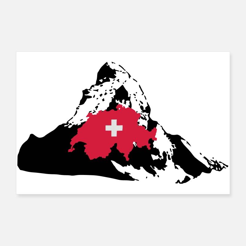 Schweiz / Matterhorn Poster 90x60 cm