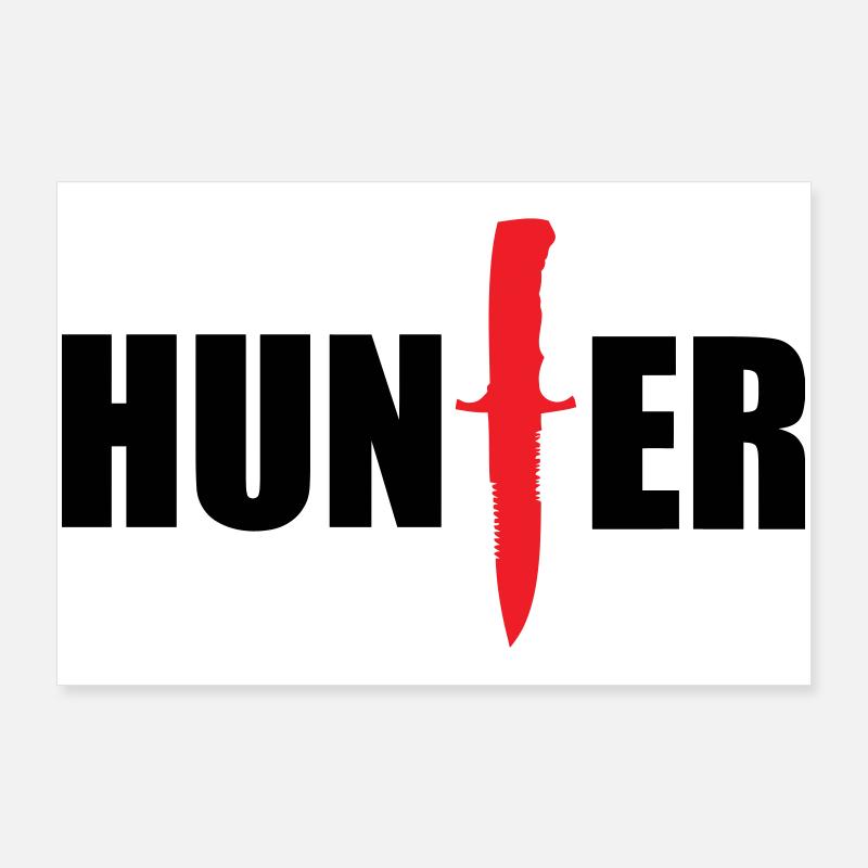 Chasseur sauvage - chasse Poster 90 x 60 cm