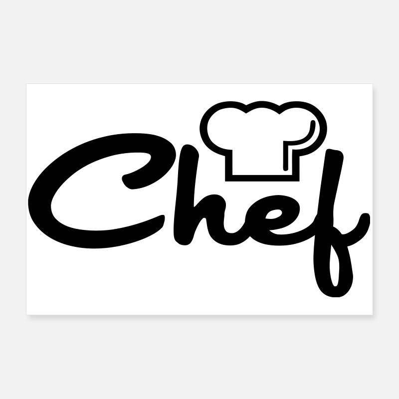 Chef Poster 90 x 60 cm