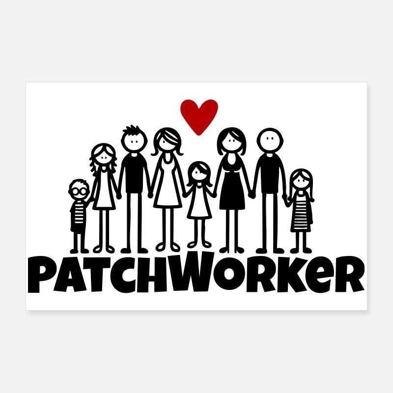Patchworker2 Poster 90x60 cm