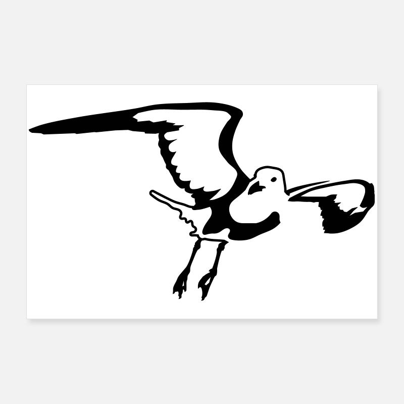 Mouette Poster 90 x 60 cm