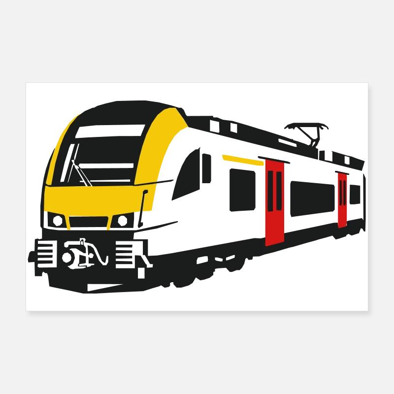 Belgian Electric Multiple Unit Class 08 Poster 36" x 24" (90x60 cm)