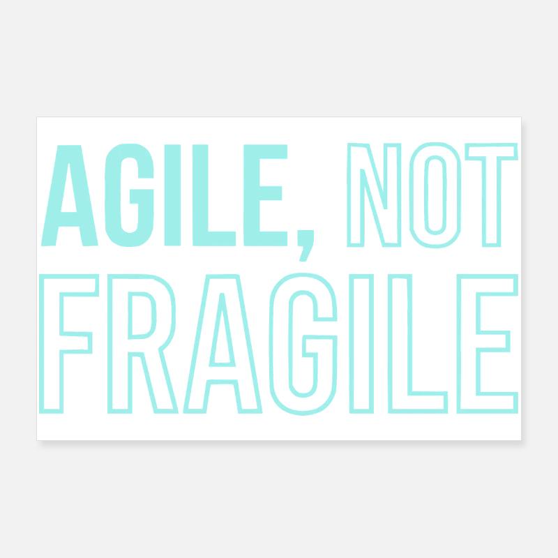 Agile Development, Scrum Coach Shirt Poster 36" x 24" (90x60 cm)