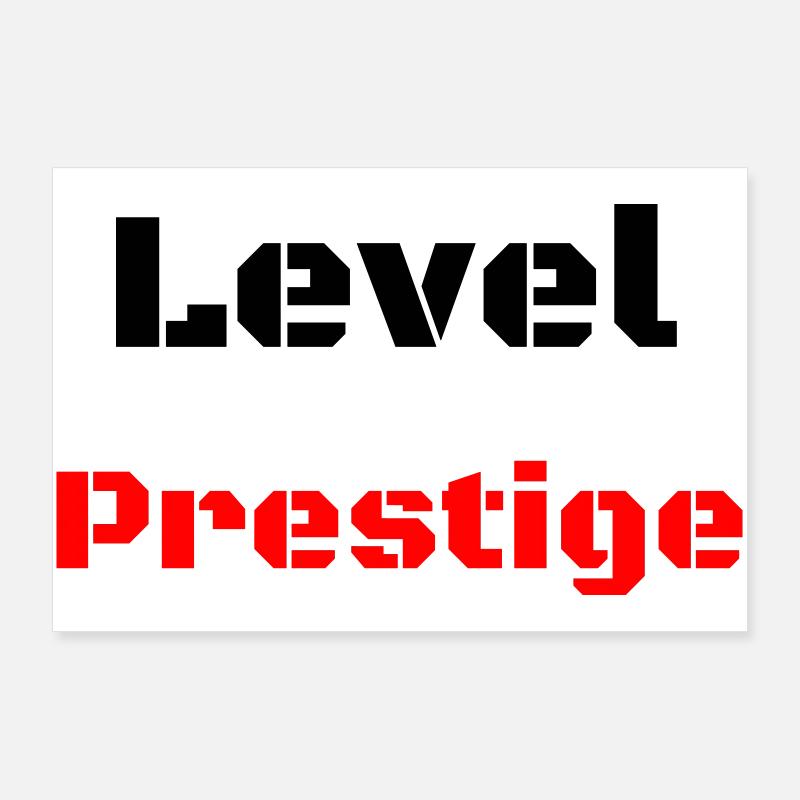 Level Prestige Poster 36" x 24" (90x60 cm)