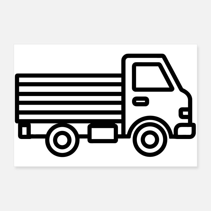 truck Poster 36" x 24" (90x60 cm)