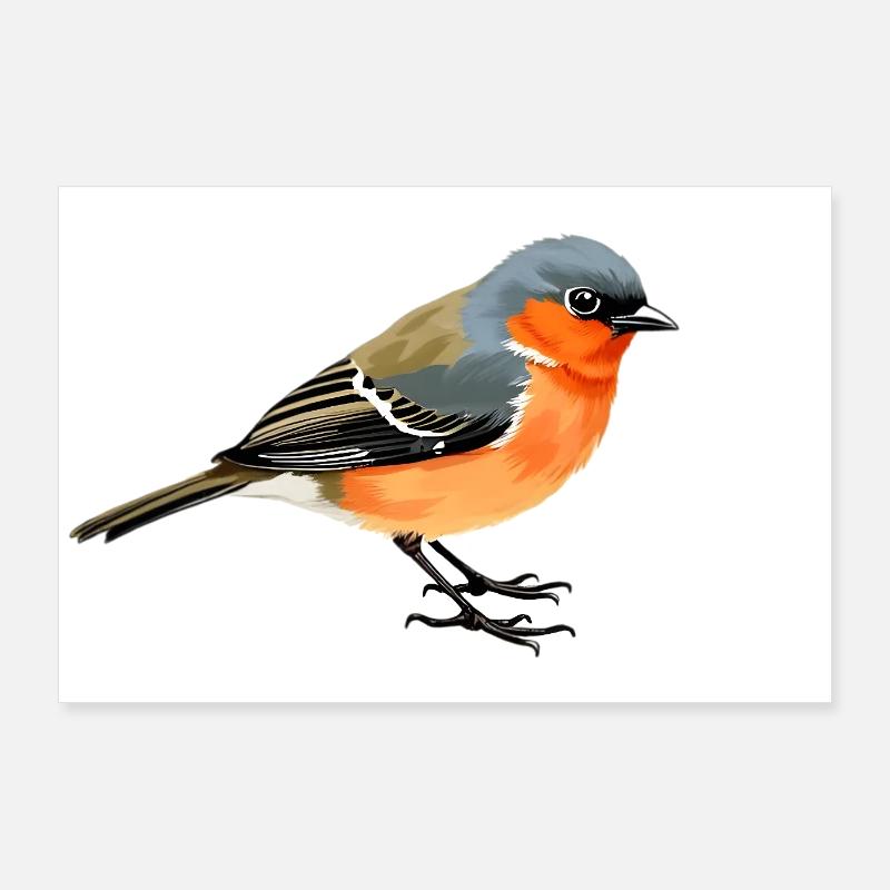 Buchfink Poster 90x60 cm