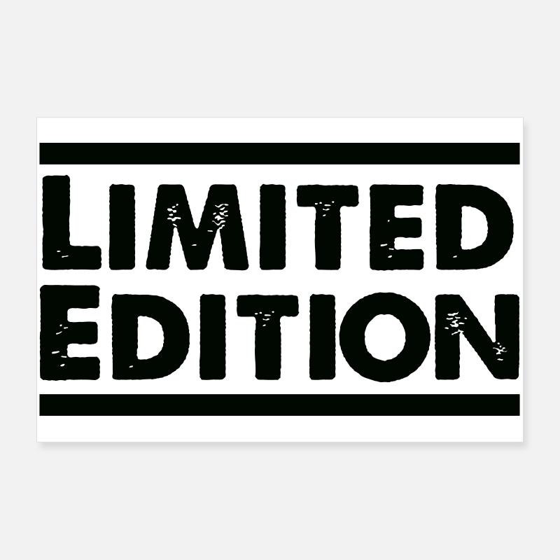 Édition limitée Poster 90 x 60 cm