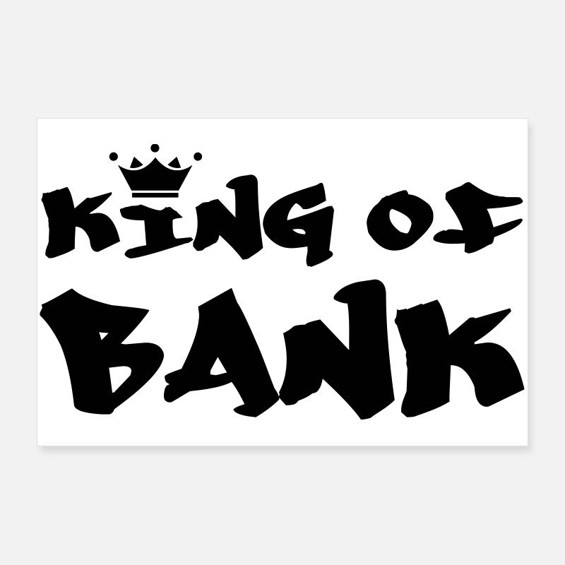 Le roi de la banque Poster 90 x 60 cm