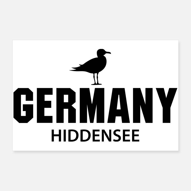Hiddensee GERMANY Poster 36" x 24" (90x60 cm)