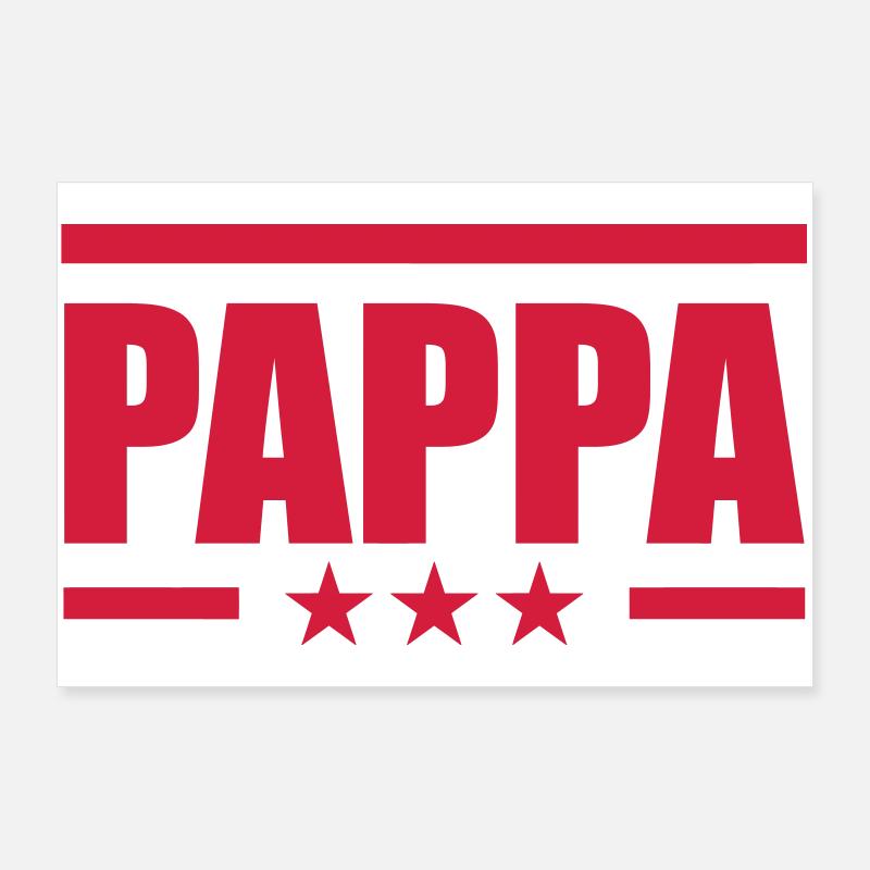 Pappa Poster 90 x 60 cm