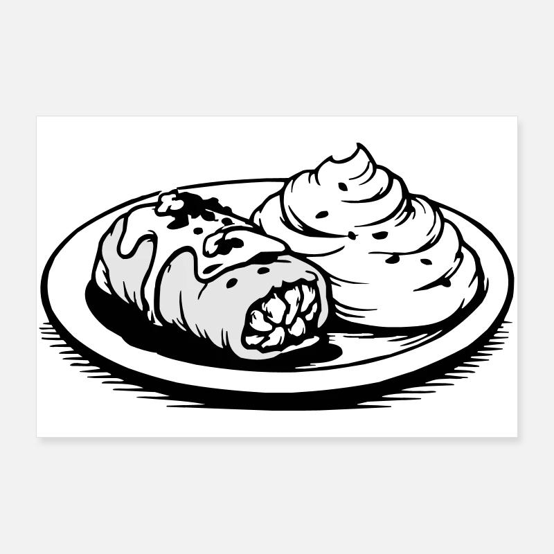 Golubzi cabbage wrap with mashed potatoes Poster 36" x 24" (90x60 cm)