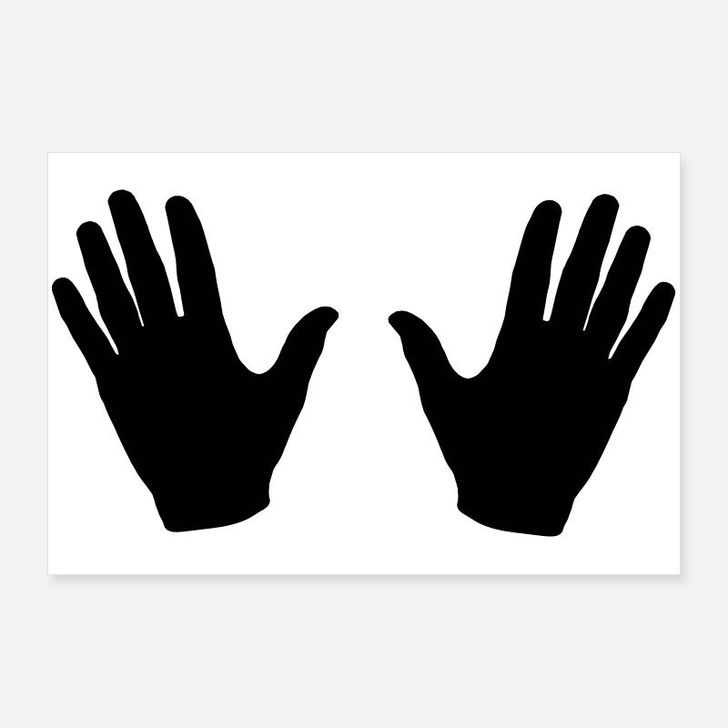 Hands Poster 36" x 24" (90x60 cm)