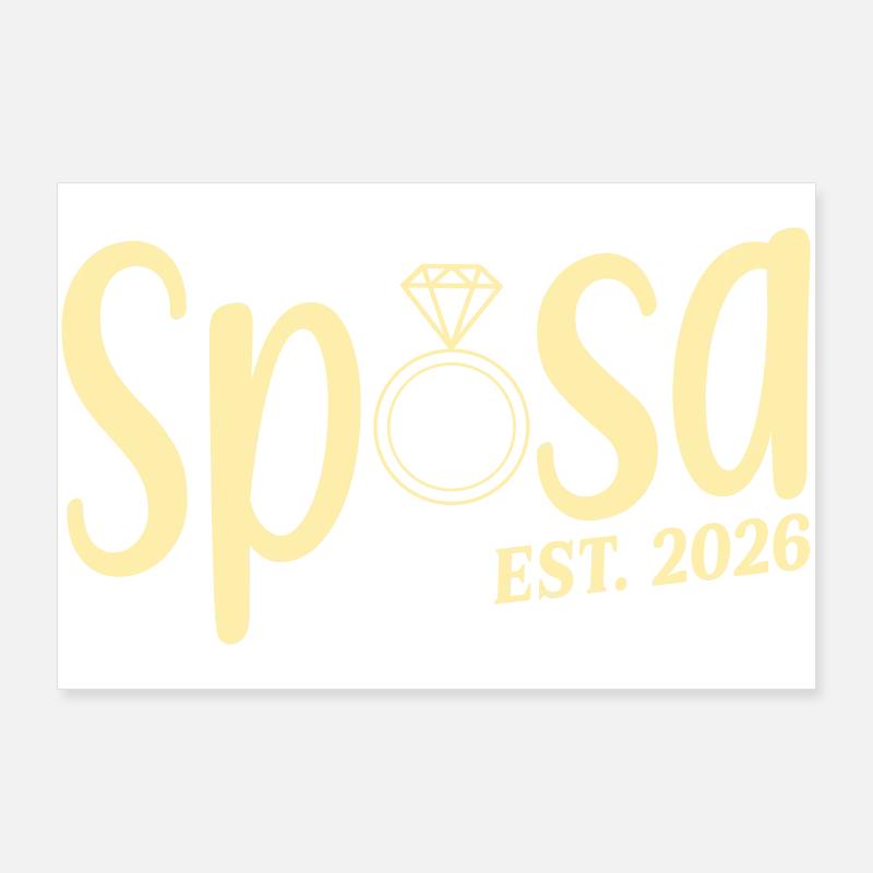 Italian Bride 2026 Poster 36" x 24" (90x60 cm)