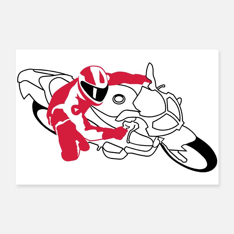 motorrad_2 Poster 90 x 60 cm
