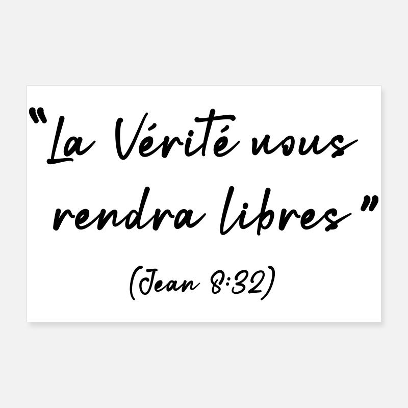 The truth will set you free, John 8:32 Poster 36" x 24" (90x60 cm)