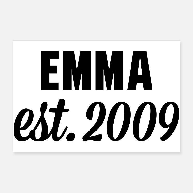 Emma est 2009 Poster 90x60 cm
