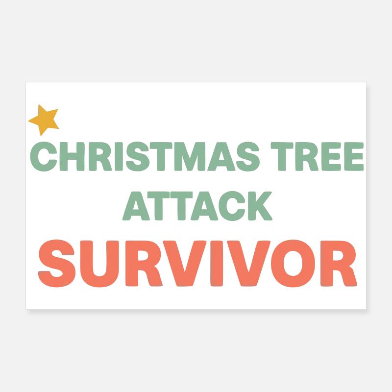 Survivor Christmas Tree Poster 36" x 24" (90x60 cm)