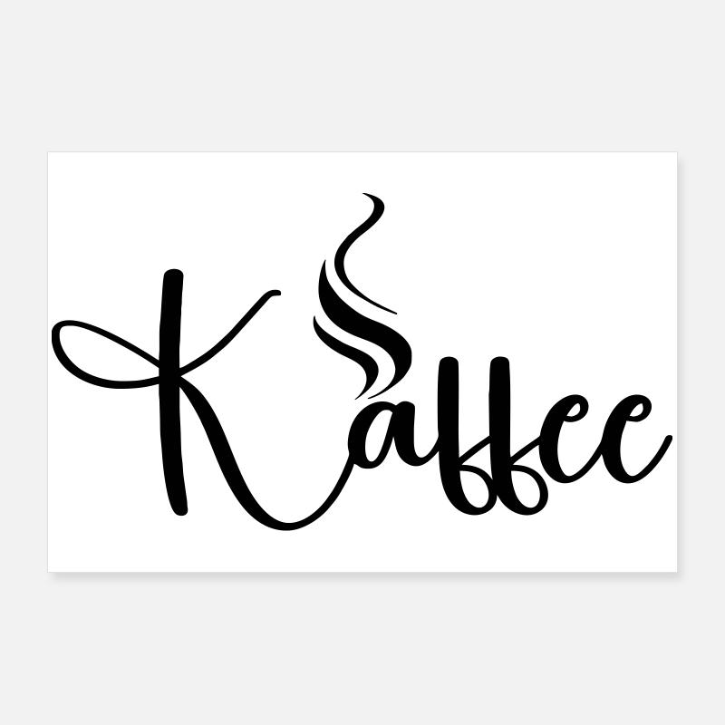 Kaffe_Motiv Poster 90x60 cm
