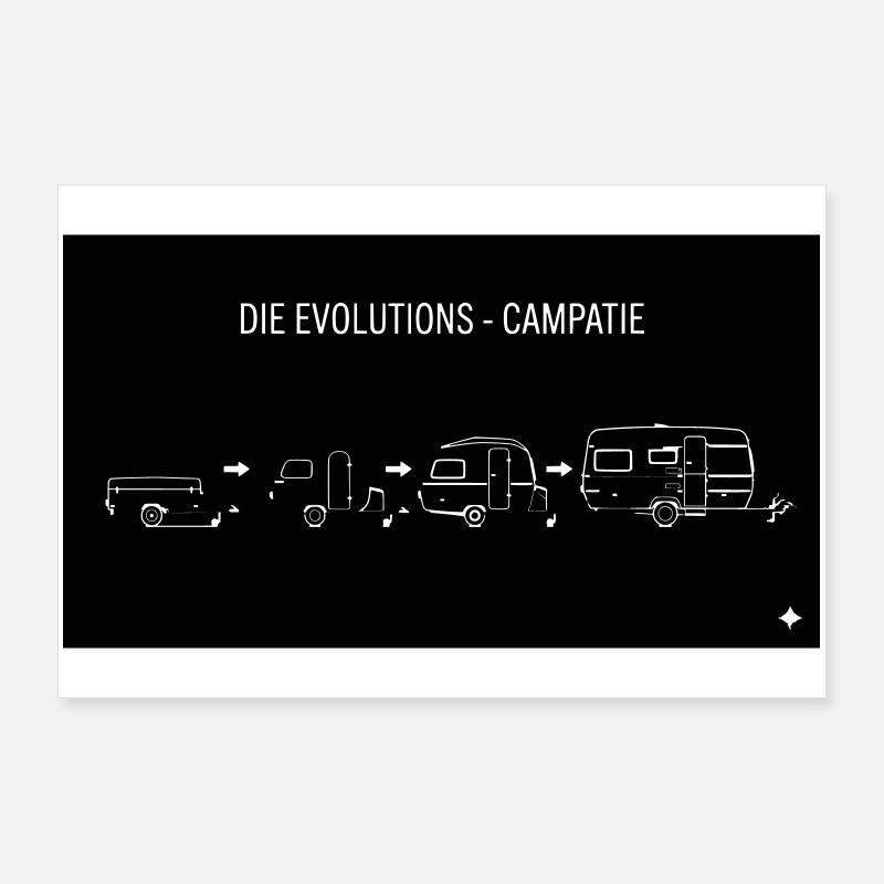 die evolutions campatie V Poster 90x60 cm