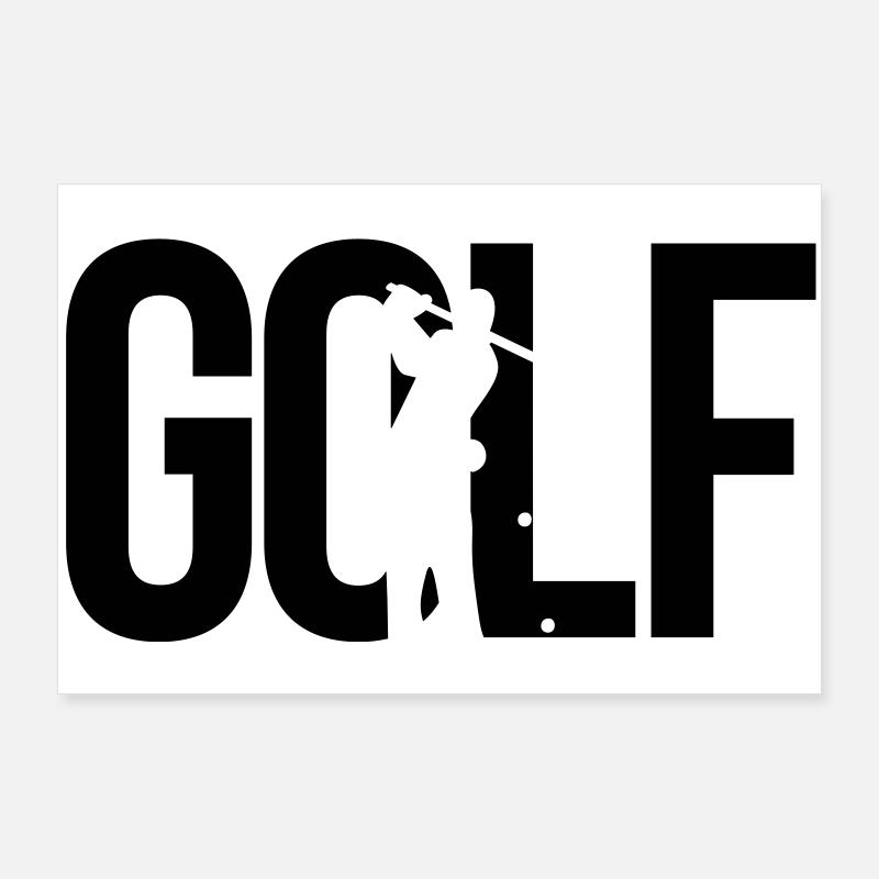golf Poster 90x60 cm
