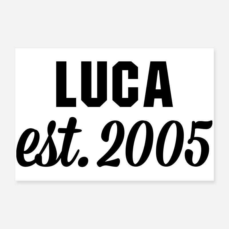 Luca est 2005 Poster 90x60 cm