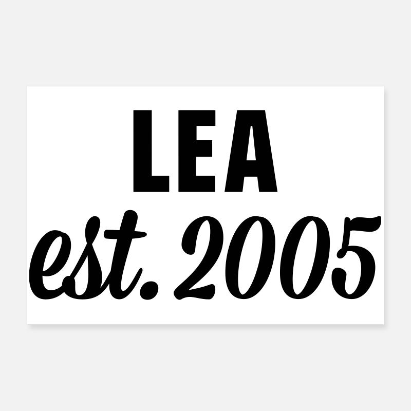 Lea est 2005 Poster 90x60 cm