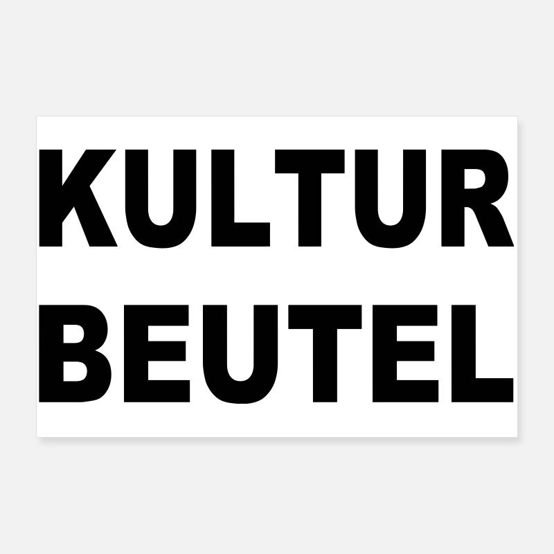 KULTUR BEUTEL Poster 90x60 cm