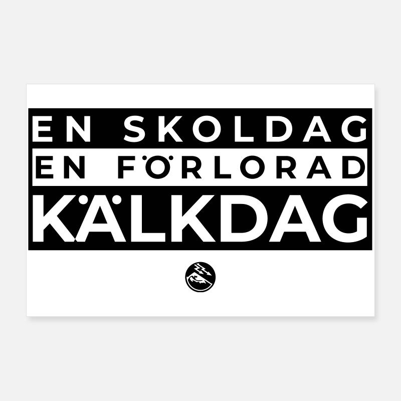 RG SKOLDAG2 - Poster 90 x 60 cm - blanc