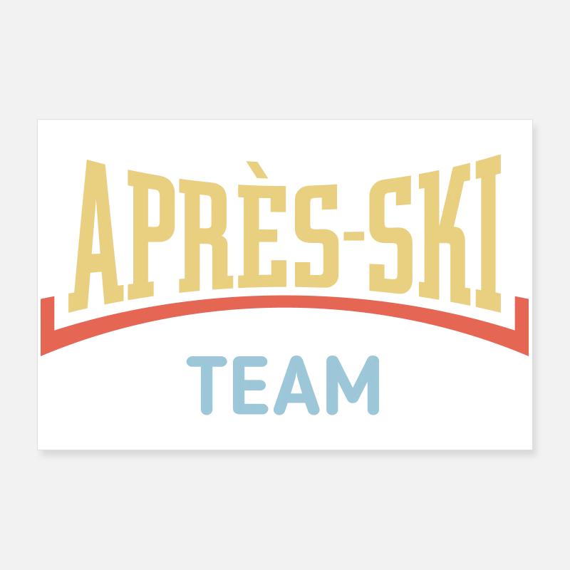 Équipe Après-Ski (Après Ski / Concave / 3C) Poster 90 x 60 cm