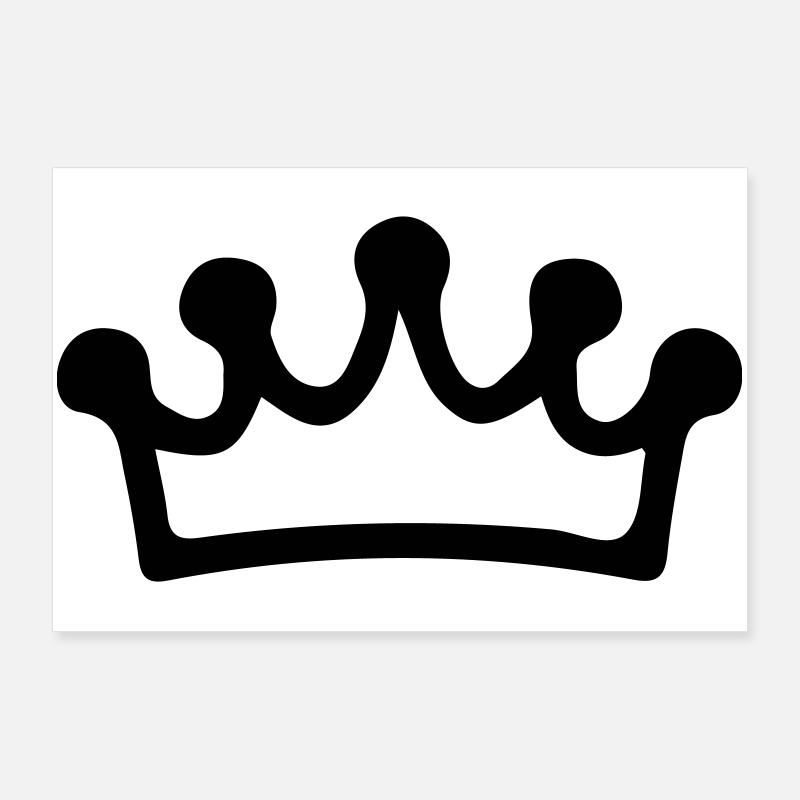 Krone Symbolik Poster 90x60 cm