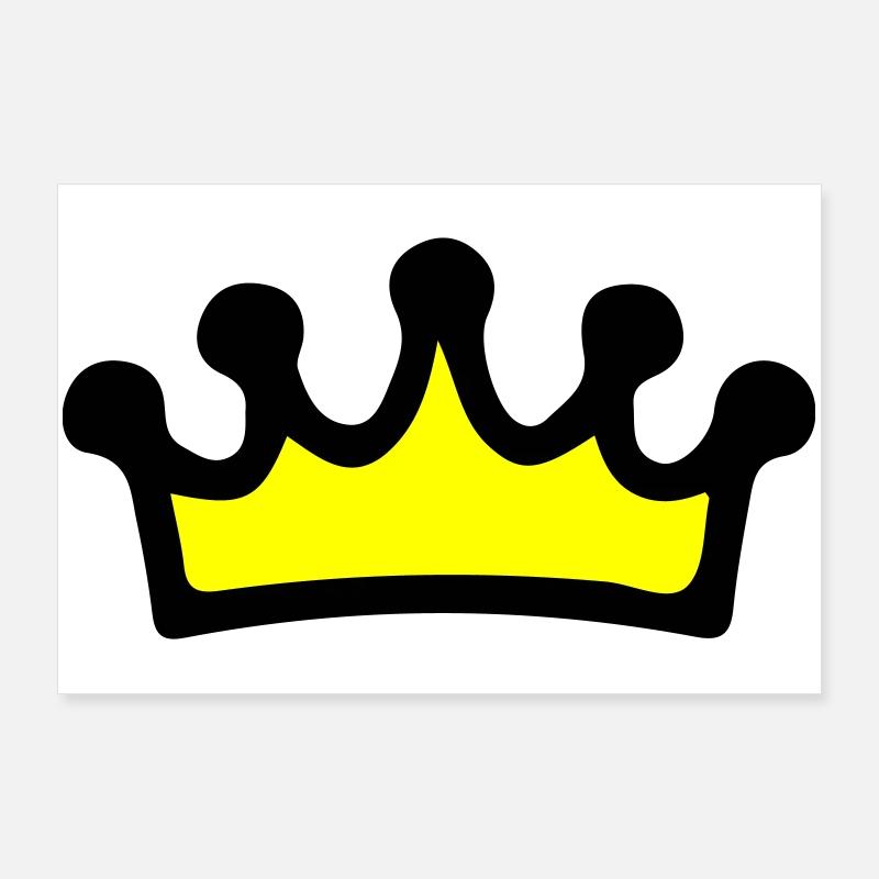 Crown Symbol Poster 36" x 24" (90x60 cm)