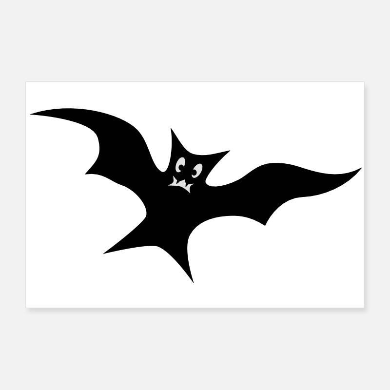 Bat Poster 36" x 24" (90x60 cm)