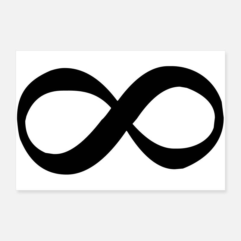 Unendlich Poster 90x60 cm